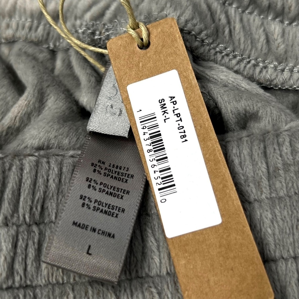 SKIMS Velour Track Pants Smoke Large - Picture 9 of 12